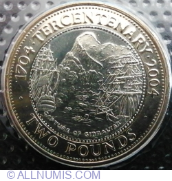 2 Pounds 2004 - 300th Anniversary of British Occupation