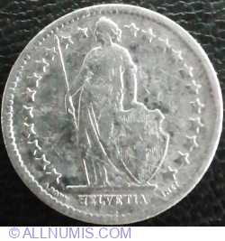 Image #2 of ½ Franc 1899