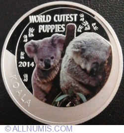 Image #2 of 1 Dollar 2014 - Series World Cutest Puppies: Koala