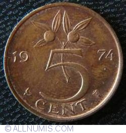 Image #1 of 5 Cents 1974