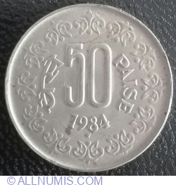 Image #1 of 50 Paise 1984 (H)
