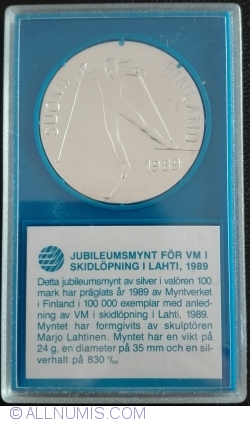 Image #2 of 100 Markkaa 1989 - Lahti