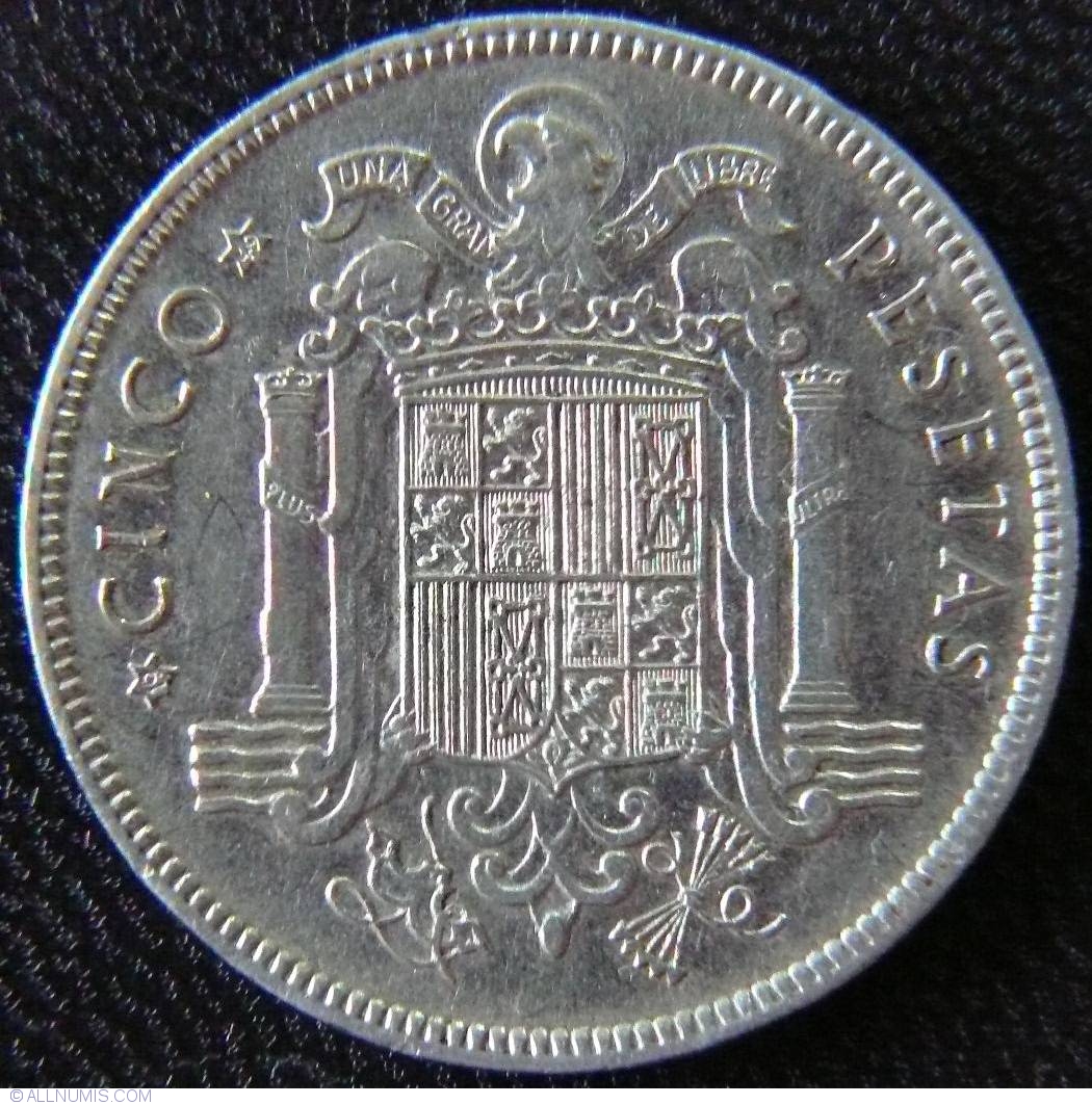 5 Pesetas 1949 (49), Francisco Franco (1939-1955) - Spain - Coin - 24952