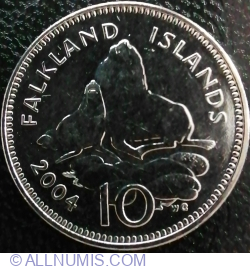 Image #1 of 10 Pence 2004 - Magnetic