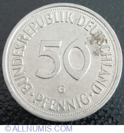 Image #1 of 50 Pfennig 1988 G