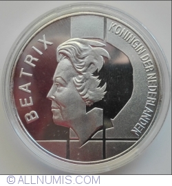 Image #2 of 10 Gulden 1994 - 50 de ani Tratat BE-NE-LUX