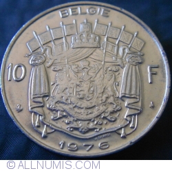 10 Francs 1976 - Belgie