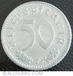 50 Reichspfennig 1939 F