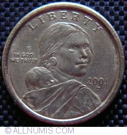 Image #2 of Sacagawea Dollar 2001 D
