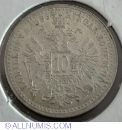 10 Kreuzer 1868