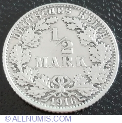 1/2 Mark 1916 E