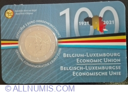 Image #2 of 2 Euro 2021 - 100 Years of Economic Union Belgium-Luxembourg (BLEU)