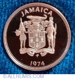 Image #2 of 1 Cent 1974 - Proof