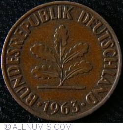 Image #2 of 2 Pfennig 1963 F