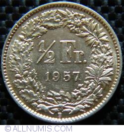 Image #1 of 1/2 Franc 1957