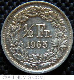 Image #1 of 1/2 Franc 1965