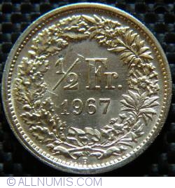 1/2 Franc 1967