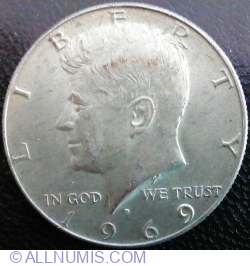 Image #2 of Half Dollar 1969 D