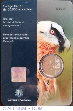 2 Euro 2025 - Bearded vulture