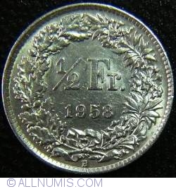 Image #1 of 1/2 Franc 1958