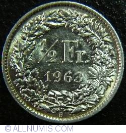 Image #1 of 1/2 Franc 1963