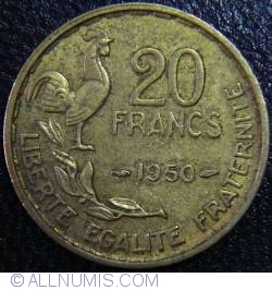 20 Francs 1950 - GEORGES GUIRAUD