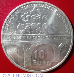 10 Euro 2006 - 20th Anniversary of EU Membership of Portugal and Spain