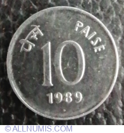 Image #1 of 10 Paise 1989 B