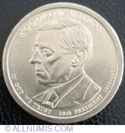 1 Dollar 2013 P - Woodrow Wilson