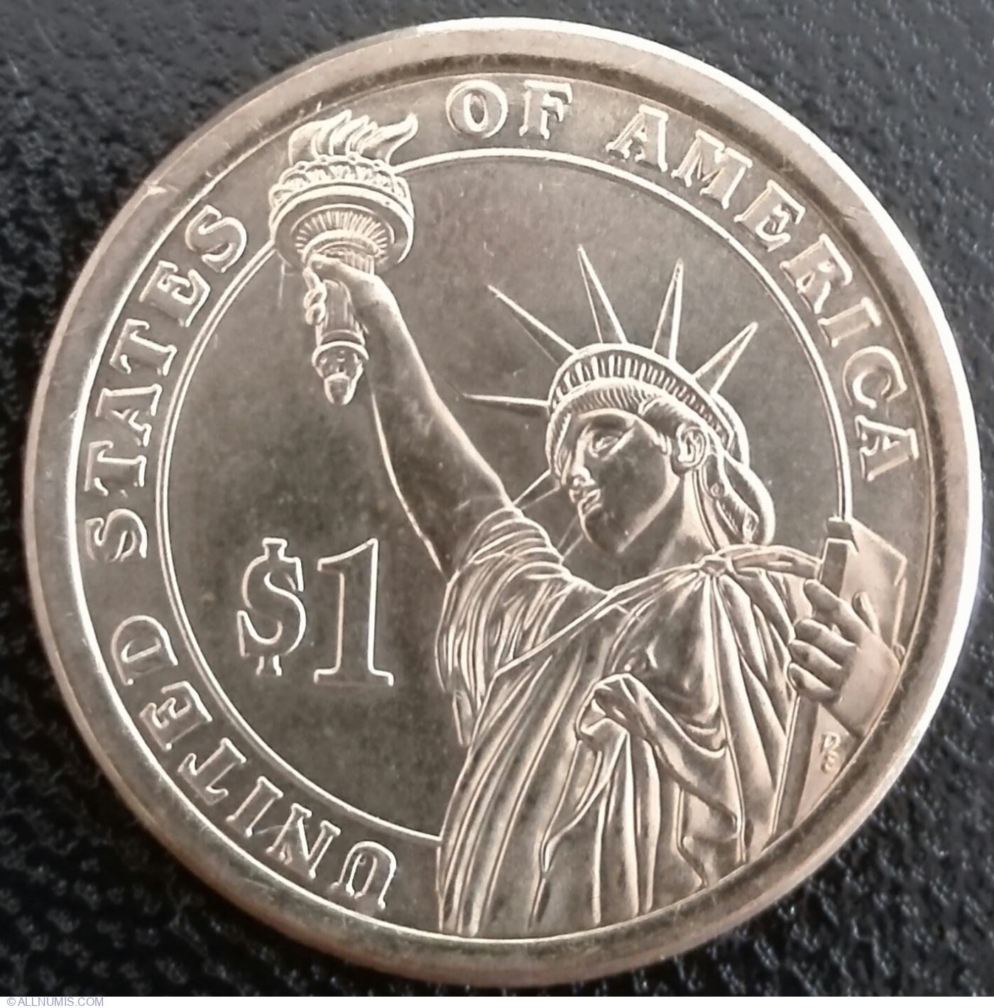 1 Dollar 2015 D - Dwight D. Eisenhower, Dollar, Presidential Series ...