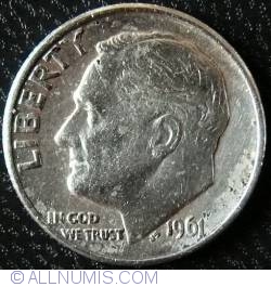 Image #2 of Dime 1961 D