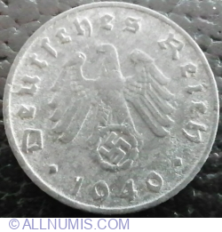 5 Reichspfennig 1940 D