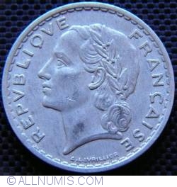 Image #2 of 5 Francs 1950 B