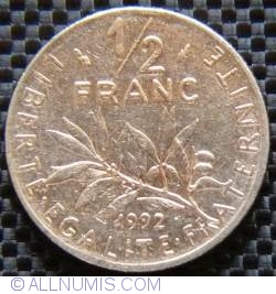 1/2 Franc 1992
