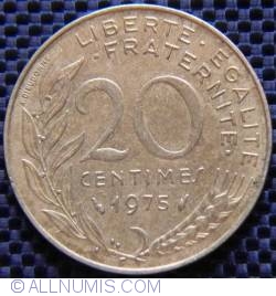 Image #1 of 20 Centimes 1975