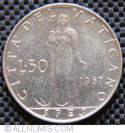 Image #1 of 50 Lire 1957 (XIX)