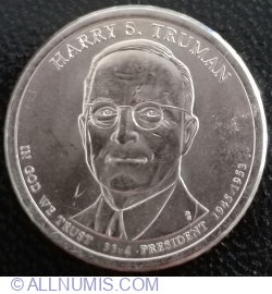 Image #2 of 1 Dollar 2015 P - Harry S. Truman
