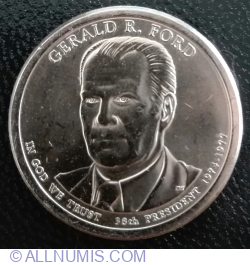 Image #2 of 1 Dollar 2016 P - Gerald R. Ford