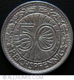 Image #1 of 50 Reichspfennig 1927A