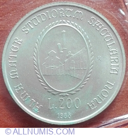 Image #1 of 200 Lire 1988