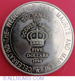 Image #1 of 5 Dollars 1998
