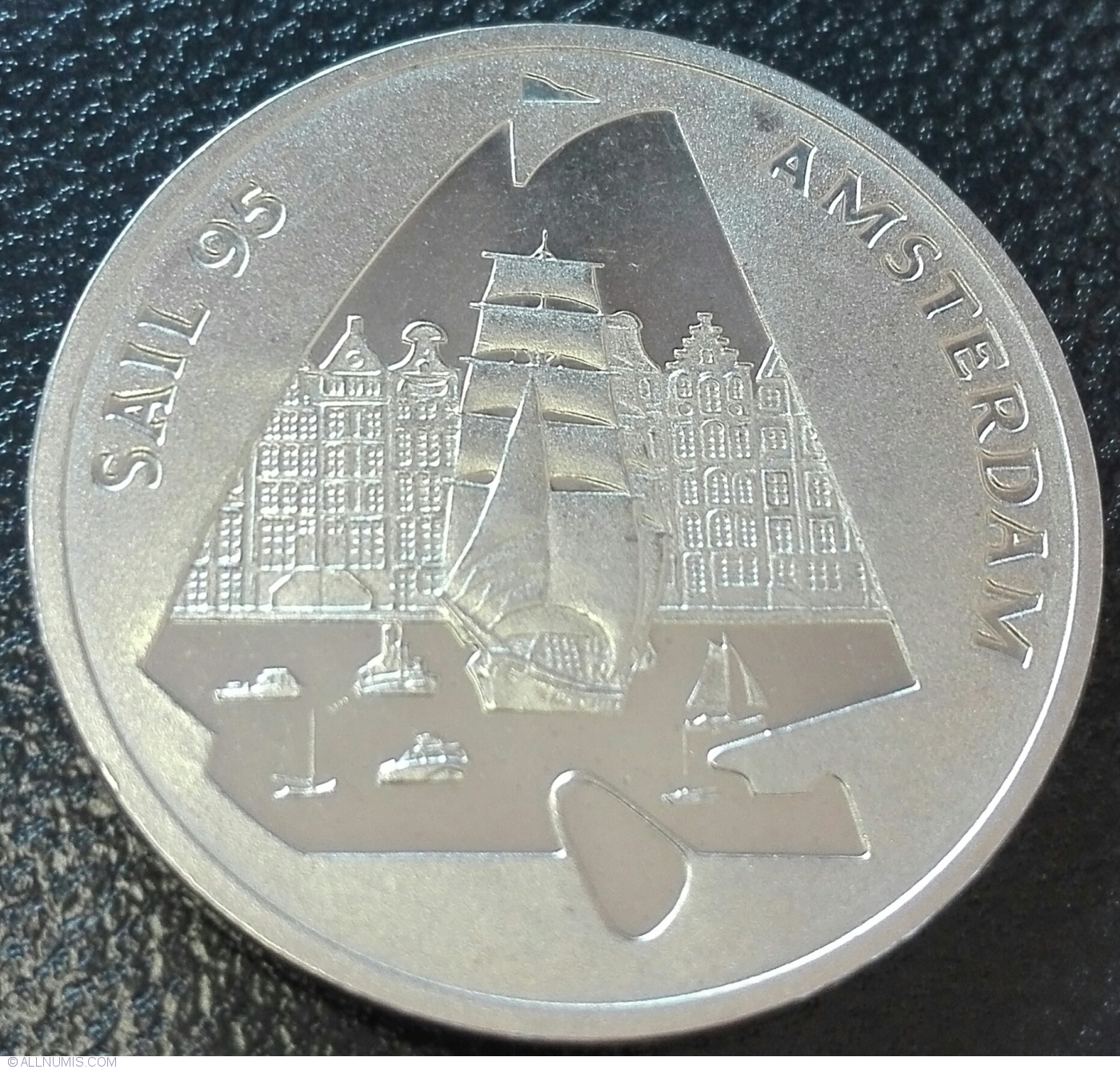 1 ECU 1995 - Beatrix Sail, Amsterdam, Netherlands - Fantasy coins ...