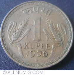 Image #1 of 1 Rupee 1976 (B)