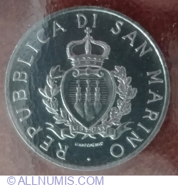 Image #2 of 10 Lire 1987 R - 15th Anniversary Resumption of Coinage