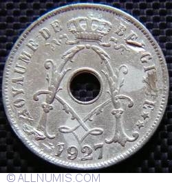 25 Centimes 1927 Belgique