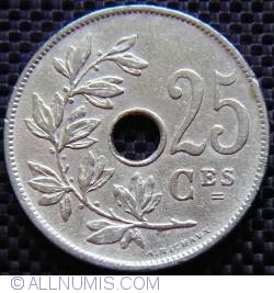 25 Centimes 1927 Belgique