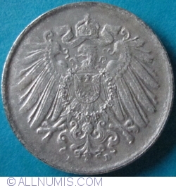 5 Pfennig 1916 D