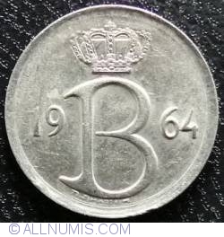 25 Centimes 1964 (Belgie)