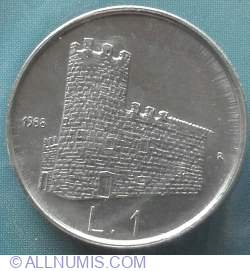 Image #1 of 1 Lira 1988 R - Fortifications