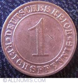 Image #1 of 1 Reichspfennig 1929 A